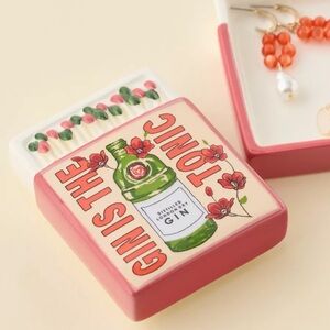 Urban Outfitters Home Matchbox Stash Trinket Box | NWT